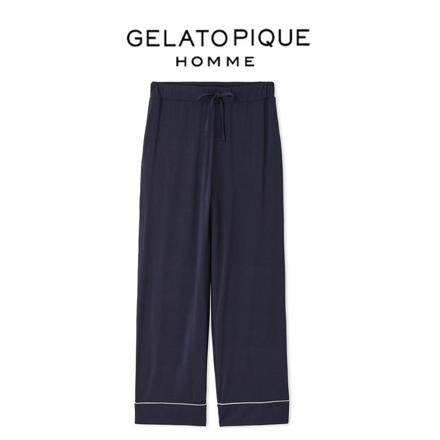 gelato pique（ジェラートピケ） オム パイピングロングパンツ