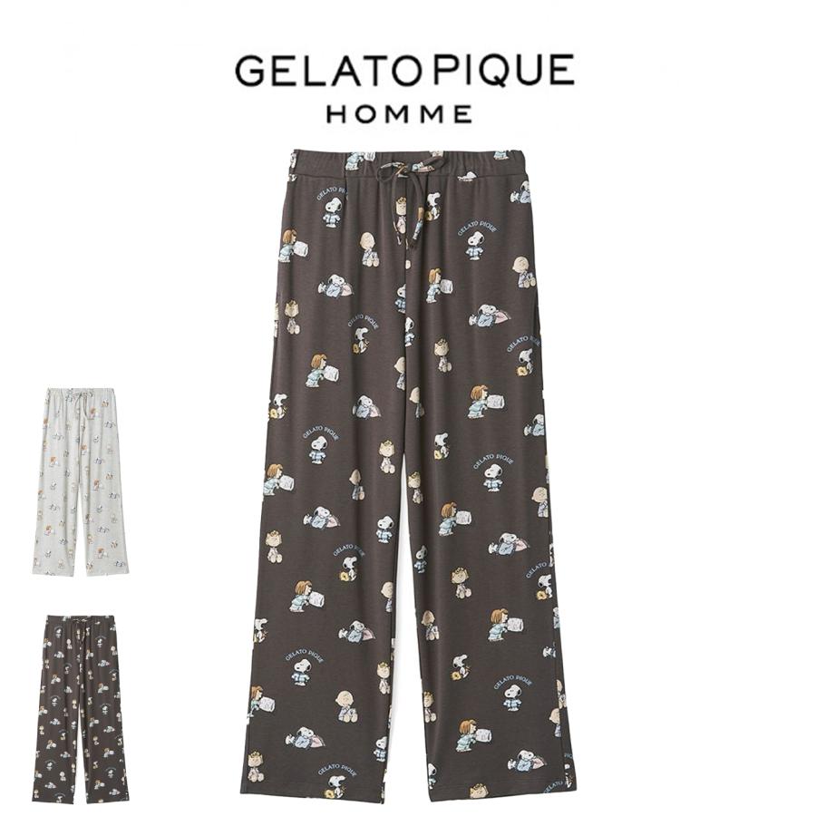 gelato pique（ジェラートピケ） オム PEANUTS オリジナルアート 総柄