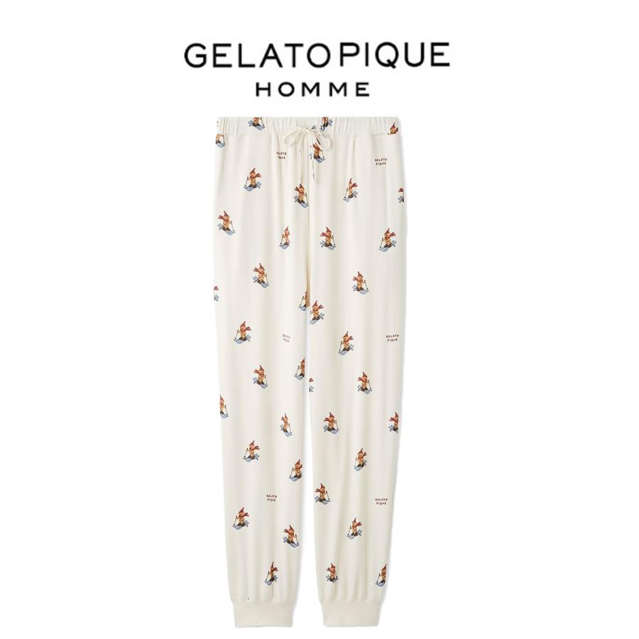 gelato pique（ジェラートピケ） オム HOLIDAY スキーベア柄ロング