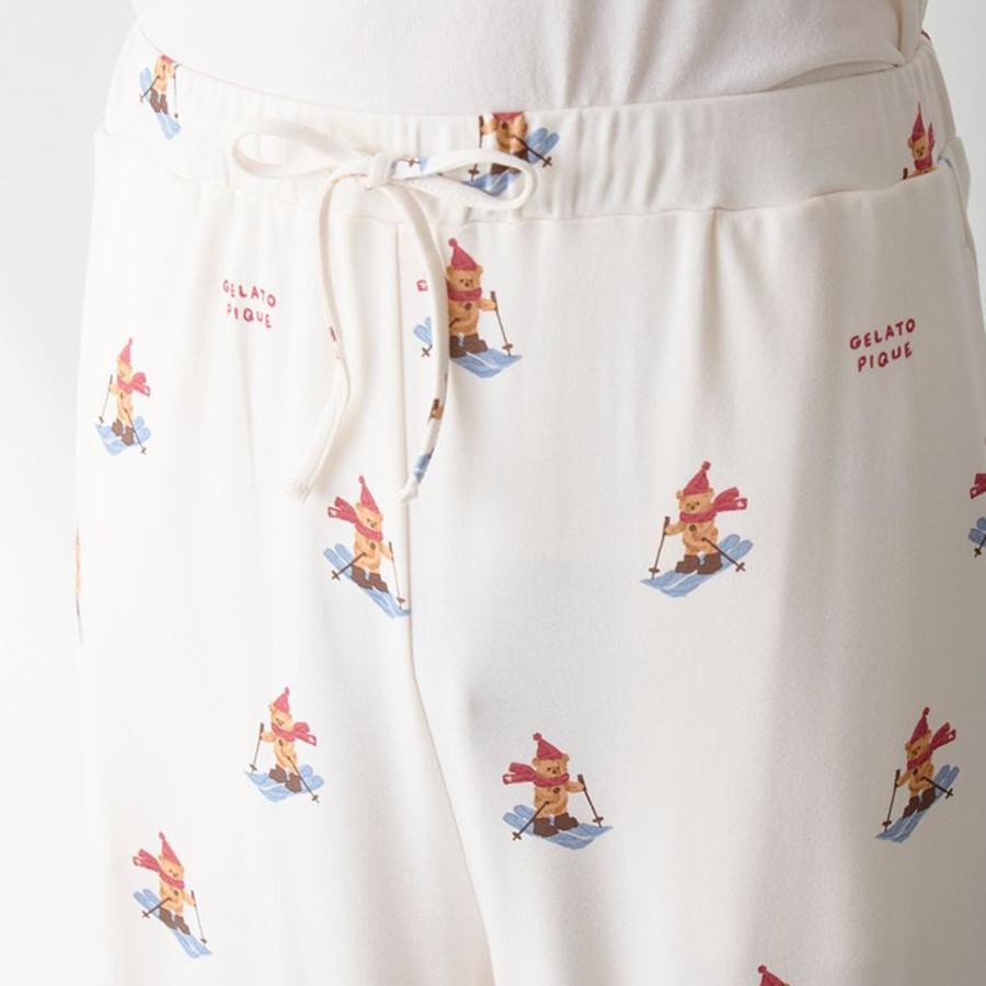 gelato pique（ジェラートピケ） オム HOLIDAY スキーベア柄ロング