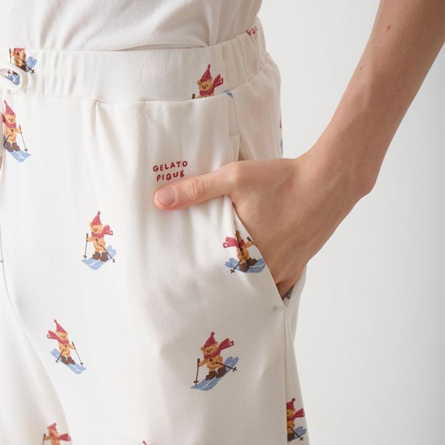 gelato pique（ジェラートピケ） オム HOLIDAY スキーベア柄ロング