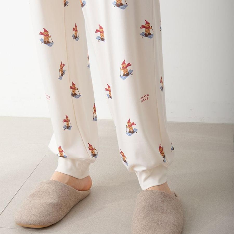 gelato pique（ジェラートピケ） オム HOLIDAY スキーベア柄ロング