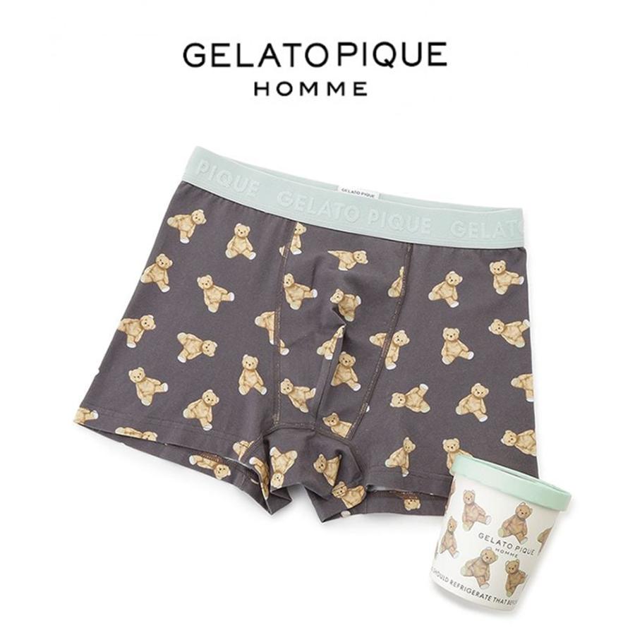 gelato pique（ジェラートピケ） オム ベア柄ボクサーパンツ