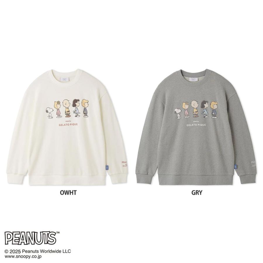 gelato pique ジェラートピケ オム PEANUTS 裏毛プルオーバー gelato pique ジェラートピケ オム PEANUTS 裏毛プルオーバー