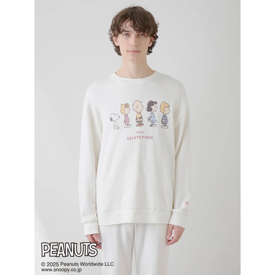 gelato pique ジェラートピケ オム PEANUTS 裏毛プルオーバー gelato pique ジェラートピケ オム PEANUTS 裏毛プルオーバー
