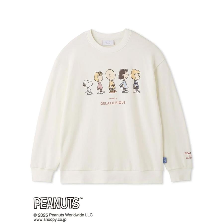 gelato pique ジェラートピケ オム PEANUTS 裏毛プルオーバー gelato pique ジェラートピケ オム PEANUTS 裏毛プルオーバー