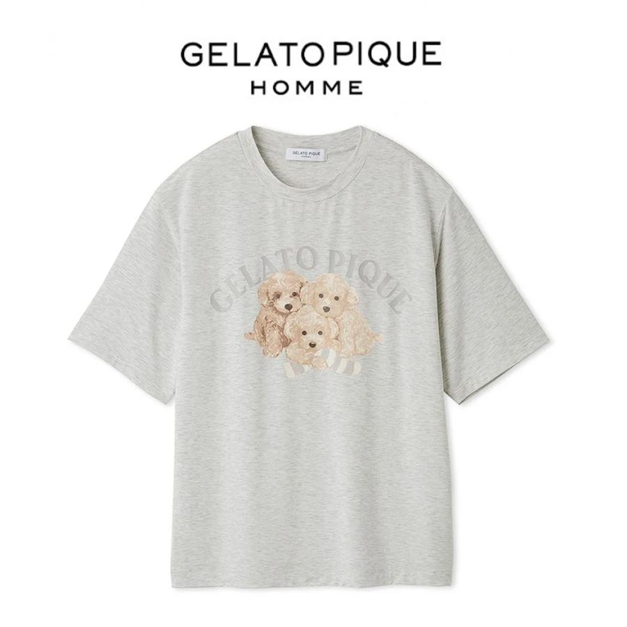 gelato pique ジェラートピケ オム トイプードルワンポイントT