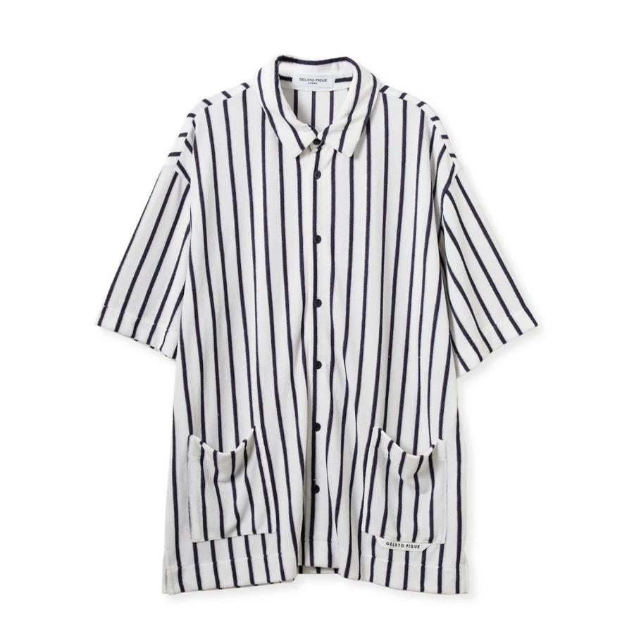 gelato pique ジェラートピケ オム 接触冷感 ストライプパイル