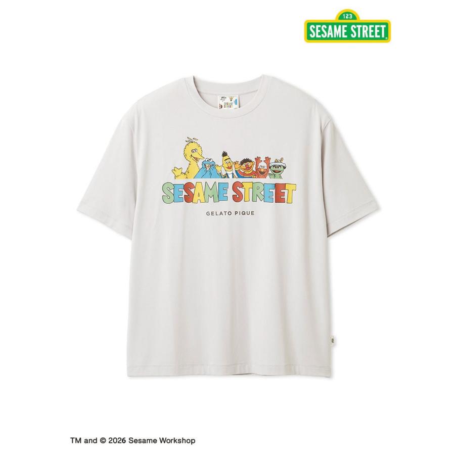 gelato pique（ジェラートピケ） オム SESAME STREET ワンポイントT