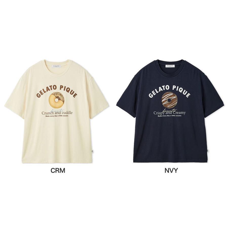 ジェラートピケ gelato pique　ドーナツベアTシャツ　新品未使用タグ付 gelato pique（ジェラートピケ） ベビー BABY ドーナツワンポイント