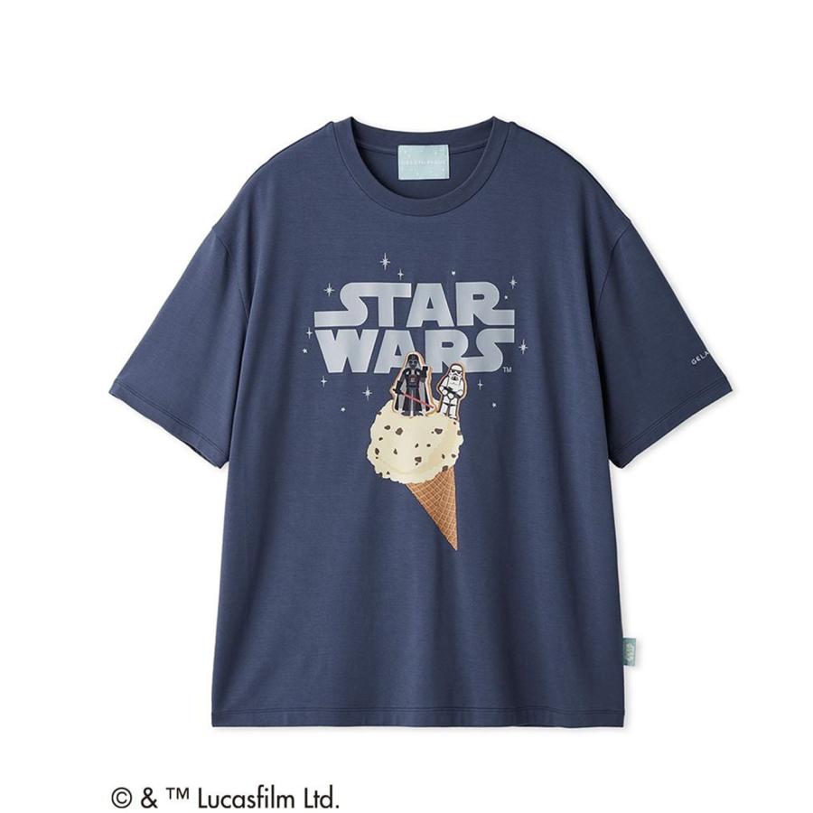 ☆週末限定値下☆新品ジェラピケ【STAR WARS】Tシャツ&ロングパンツセット gelato pique（ジェラートピケ） オム STAR WARS メンズ ワンポイントT