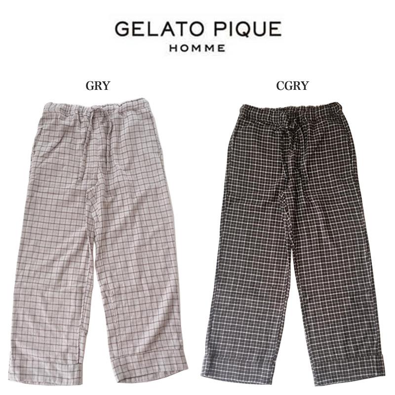 Gelato Pique Homme ジェラートピケオム 通販 メンズ ネルチェックロングパンツ Pmfp5962 ジェラピケ パジャマ ルームウェアー Pmfp5962 セレクトショップムー 通販 Yahoo ショッピング