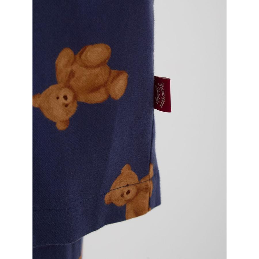 gelato pique（ジェラートピケ） オム HOLIDAY ベア柄ネルシャツ