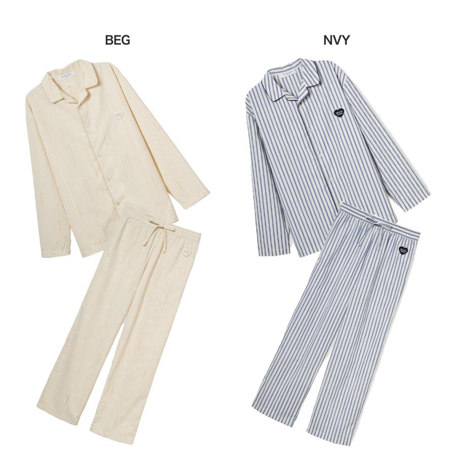 gelato pique（ジェラートピケ） オム ブロードストライプシャツ