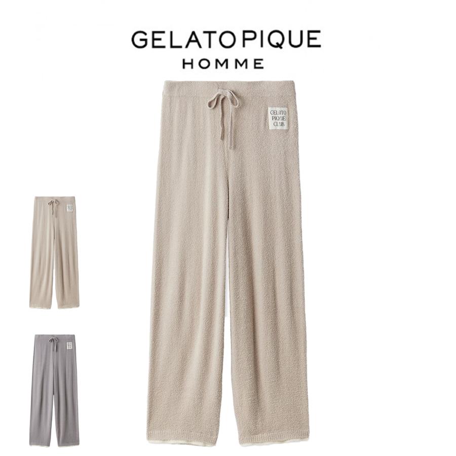 ジェラートピケ オム GELATO PIQUE HOMME レイヤードホットスムーズィーロングパンツ pmnp255094 メンズ ルームウェア 部屋着 パジャマ クリスマス 2025冬 ギフト プレゼントにおすすめ gelato pique（ジェラートピケ） SALE20%OFF オム レイヤードホット