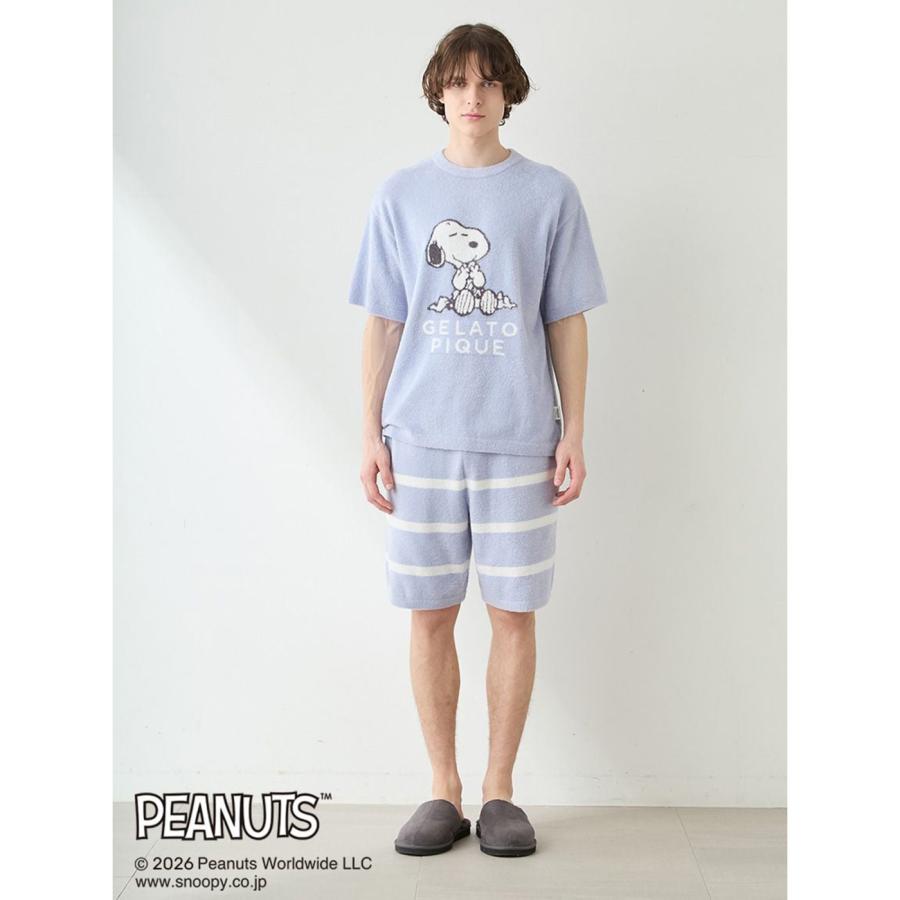 gelato pique（ジェラートピケ） オム PEANUTS スムーズィーボーダー