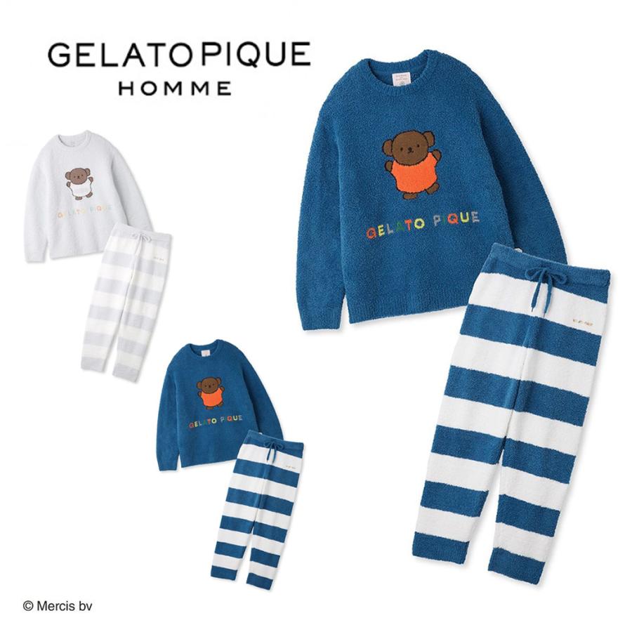 GELATO PIQUE HOMME Dick Bruna ベビモコプルオーバー&ロングパンツ  