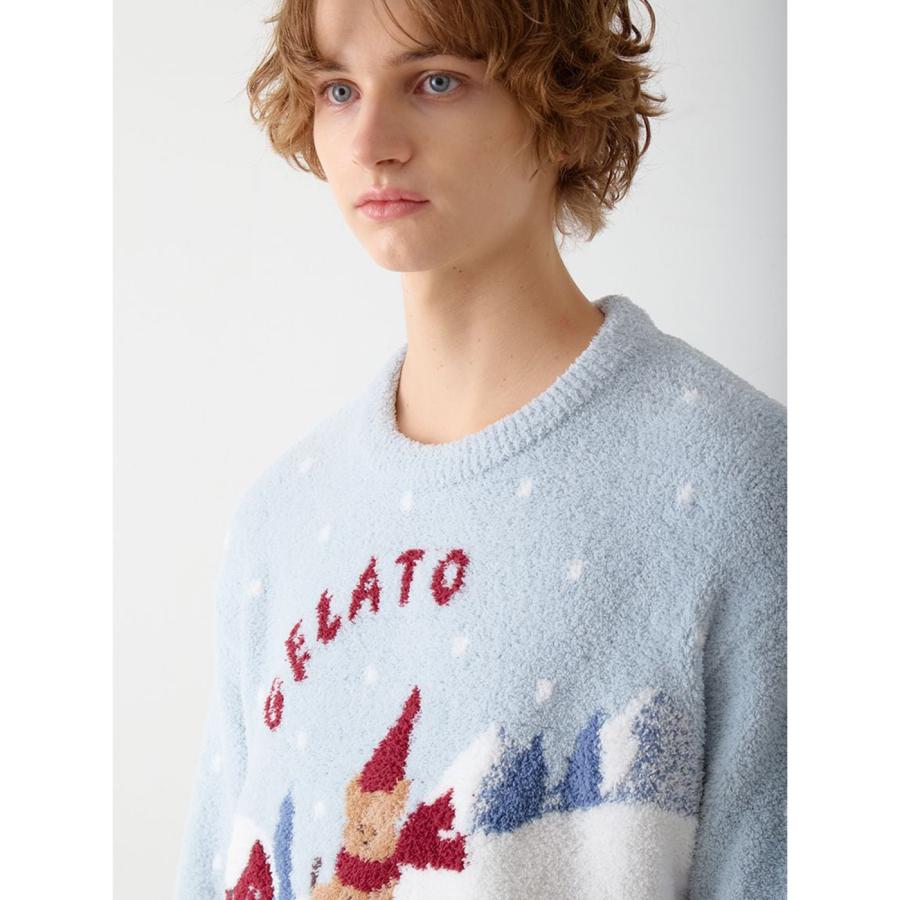 gelato pique（ジェラートピケ） オム HOLIDAY スキーベアジャガード