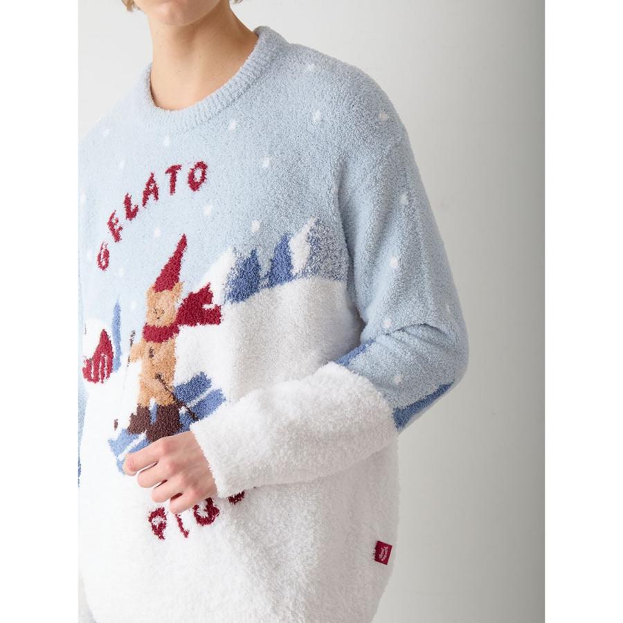 gelato pique（ジェラートピケ） オム HOLIDAY スキーベアジャガード