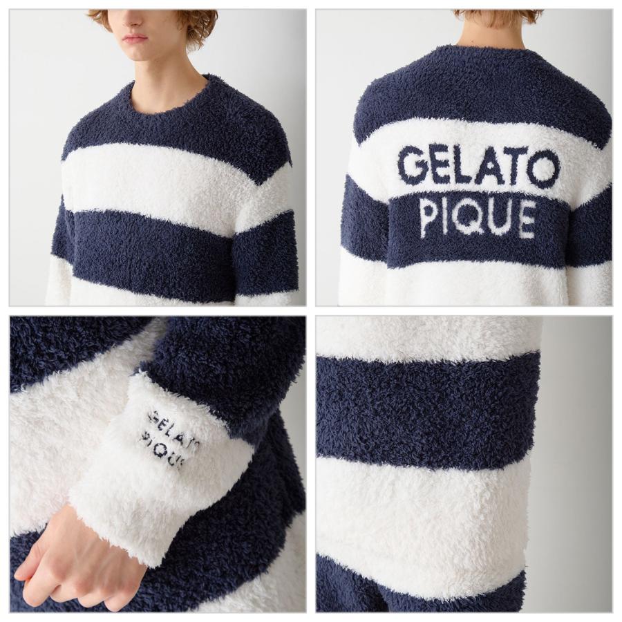 gelato pique（ジェラートピケ） SALE20%OFF オム ジェラート2ボーダー