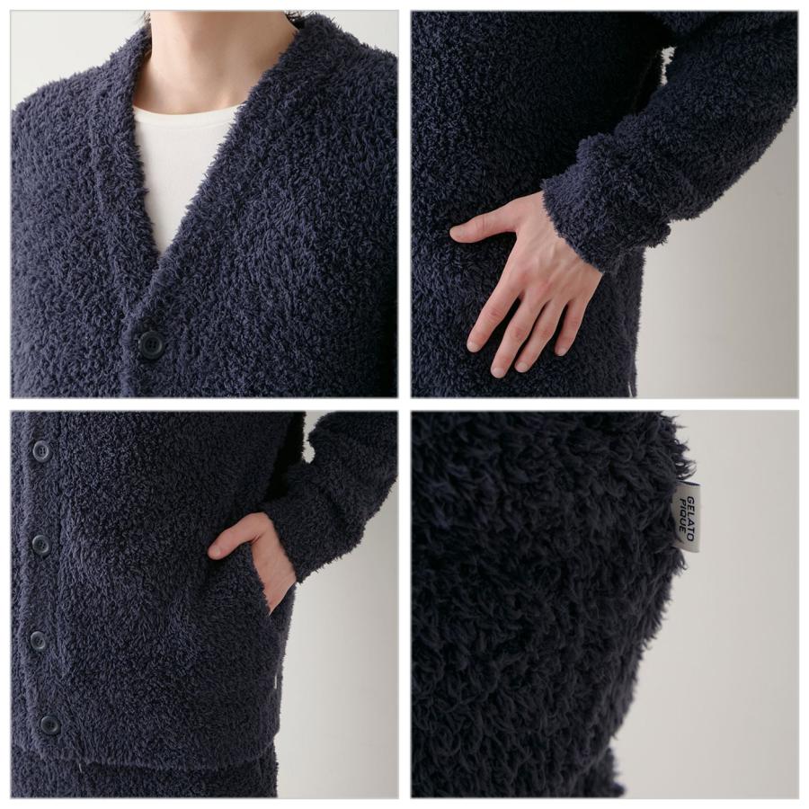 レア品！新品未使用！ジェラートピケオム ニットカーディガン グレーMサイズ カーディガン | GELATO PIQUE HOMME（ジェラート ピケ オム