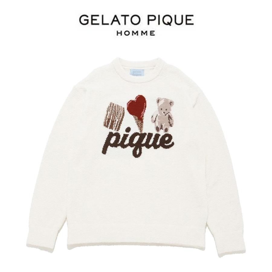 gelato pique（ジェラートピケ） オム Valentine ワンポイント