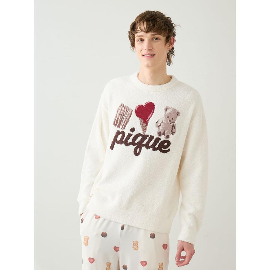 gelato pique（ジェラートピケ） オム Valentine ワンポイント