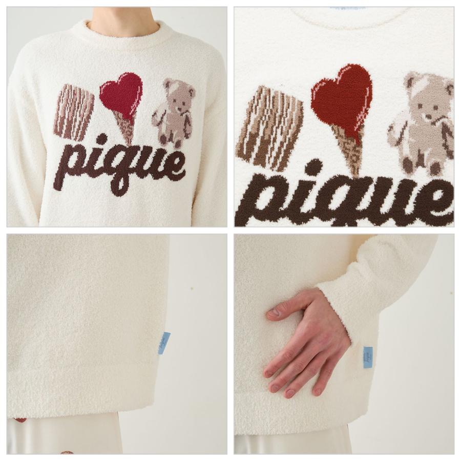 gelato pique（ジェラートピケ） オム Valentine ワンポイント