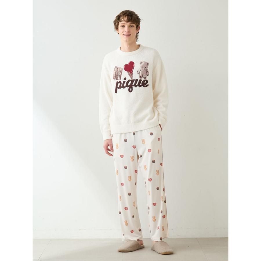 gelato pique（ジェラートピケ） オム Valentine ワンポイント