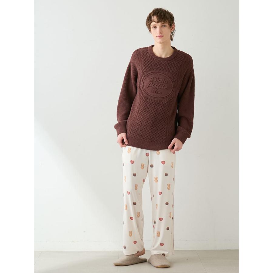 gelato pique（ジェラートピケ） オム Valentine アランプルオーバー