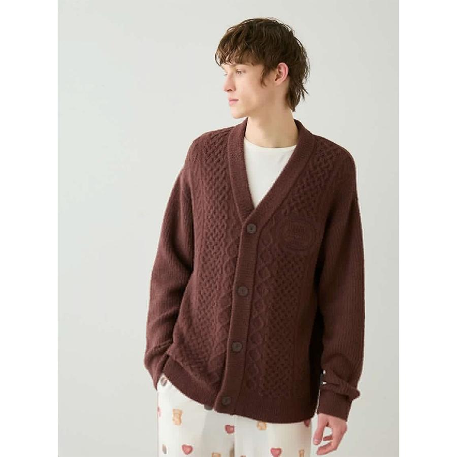 gelato pique（ジェラートピケ） オム Valentine アランカーディガン