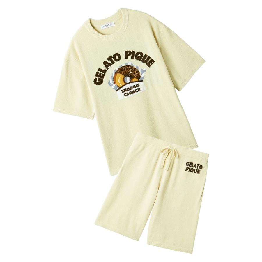 gelato pique（ジェラートピケ） オム エアリーモコドーナツプル