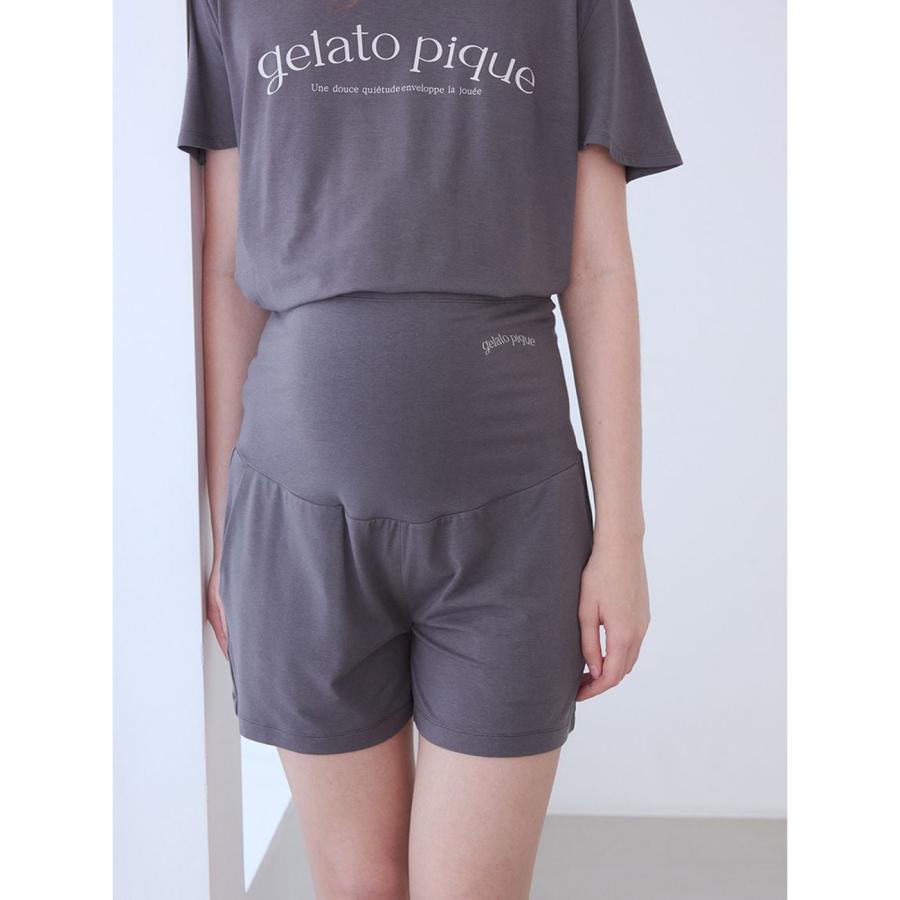 gelato pique（ジェラートピケ） マタニティレーヨンロゴショート