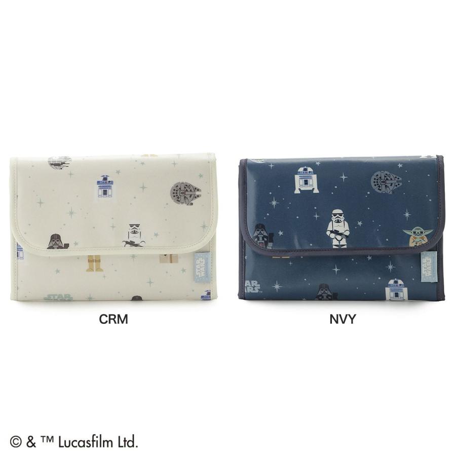 ジェラートピケ STAR WARS 総柄母子手帳ケースM ppgb262504 スターウォーズ コラボ ジェラピケ ママグッズ 抗菌防臭 収納ケース 出産祝い gelato piqueの画像
