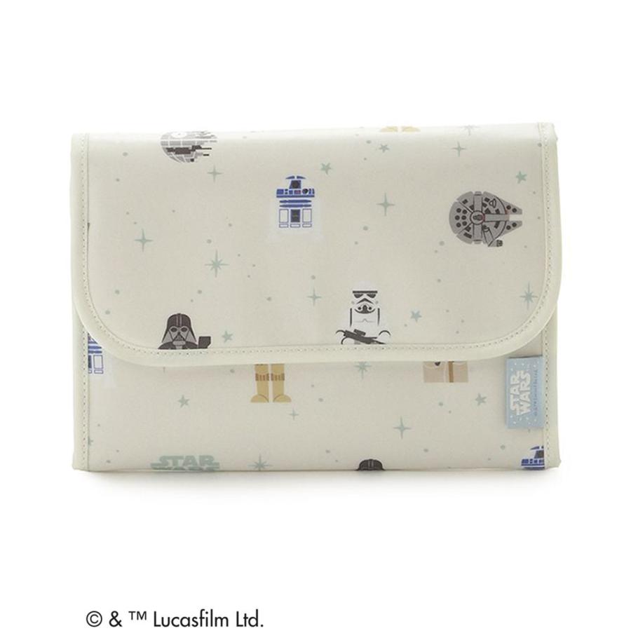 ジェラートピケ STAR WARS 総柄母子手帳ケースM ppgb262504 スターウォーズ コラボ ジェラピケ ママグッズ 抗菌防臭 収納ケース 出産祝い gelato piqueの画像