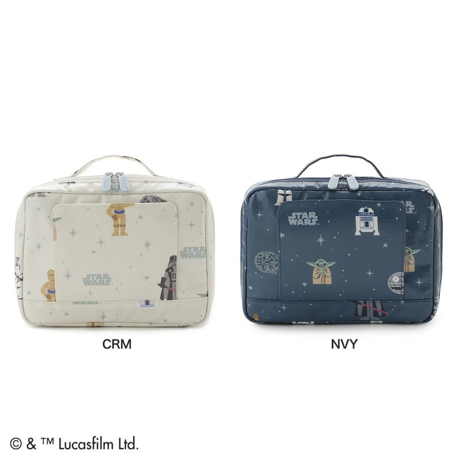ジェラートピケ STAR WARS 総柄おむつポーチ ppgb262505 スターウォーズ コラボ ジェラピケ ベビー オムツ収納 ママアイテム ママグッズ 出産祝い gelato piqueの画像