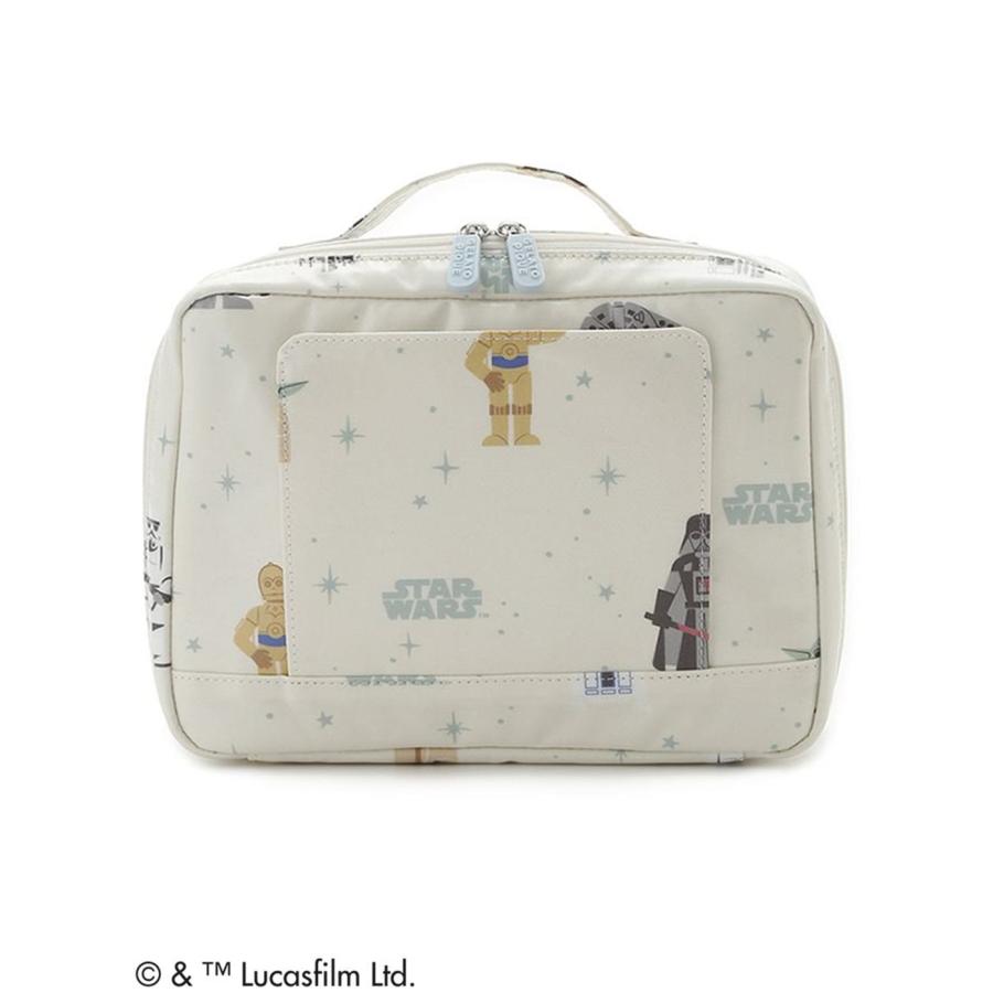 ジェラートピケ STAR WARS 総柄おむつポーチ ppgb262505 スターウォーズ コラボ ジェラピケ ベビー オムツ収納 ママアイテム ママグッズ 出産祝い gelato piqueの画像