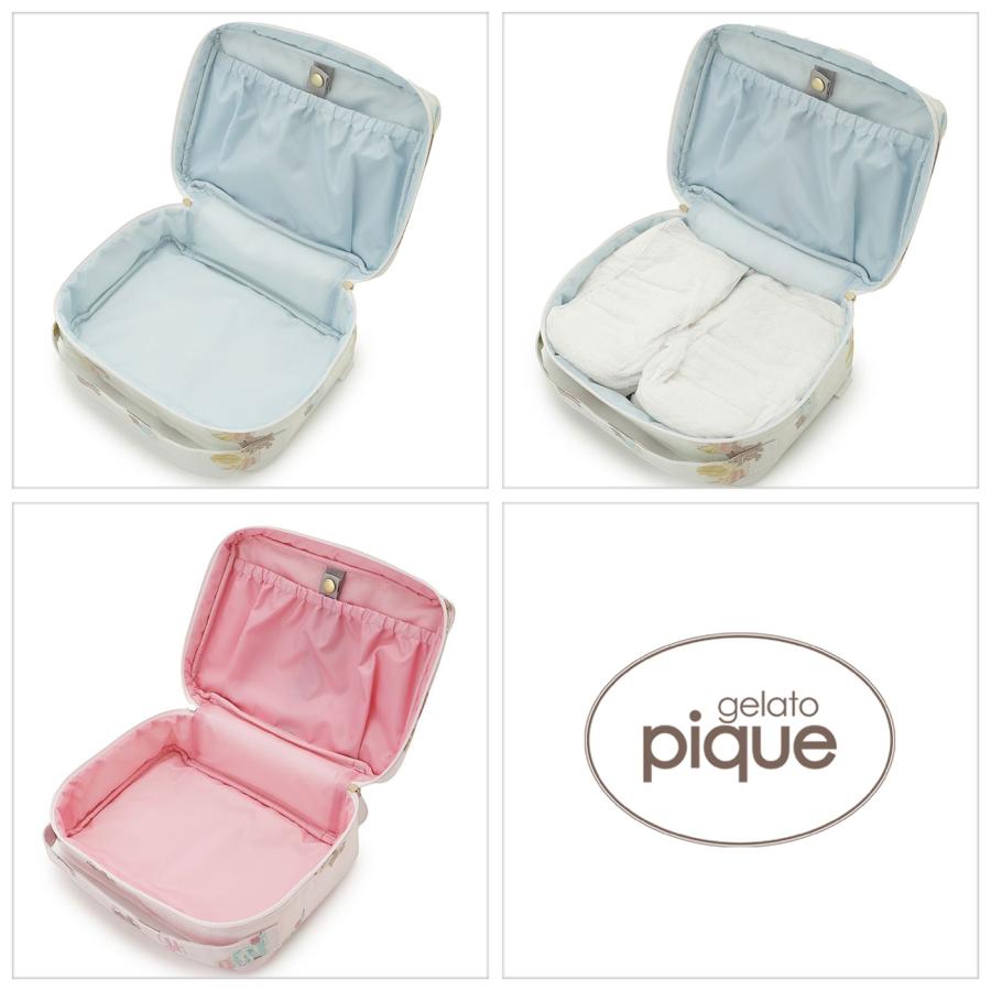 gelato pique（ジェラートピケ） アイスクリームベア柄おむつポーチ