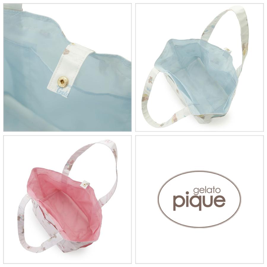 gelato pique（ジェラートピケ） アイスクリームベア柄ママバッグ