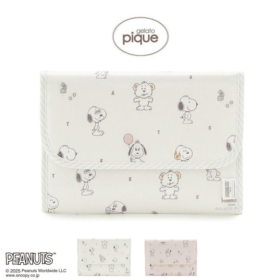 gelato pique（ジェラートピケ） PEANUTS PUPPIES 総柄母子手帳ケースM