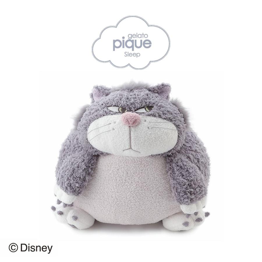 ルシファ　猫のぬいぐるみ シンデレラ　ディズニー　ジェラピケ　ジェラートピケ ジェラートピケ ルシファー シンデレラ 猫 お昼寝クッション タグ付き