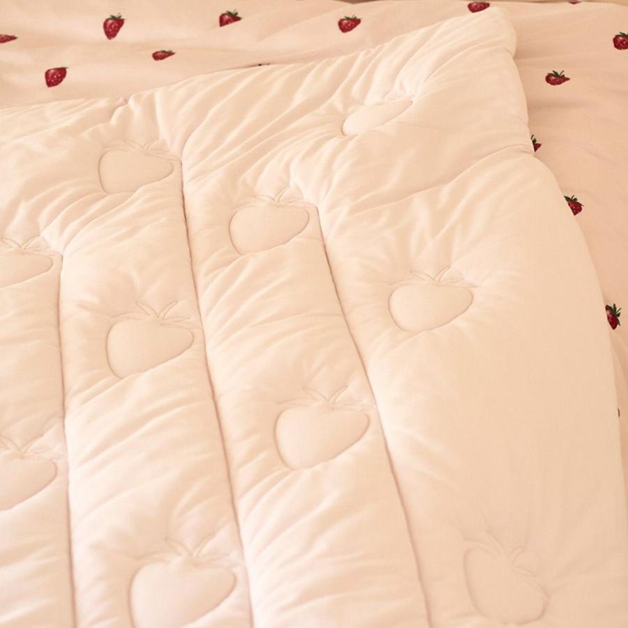 gelato pique（ジェラートピケ） Sleep ストロベリー柄 キルトケット