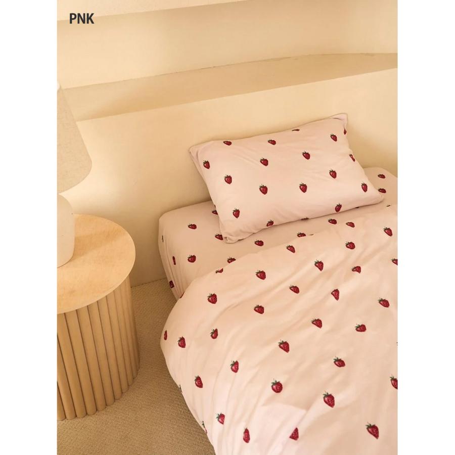 gelato pique（ジェラートピケ） Sleep ストロベリー柄3点セット