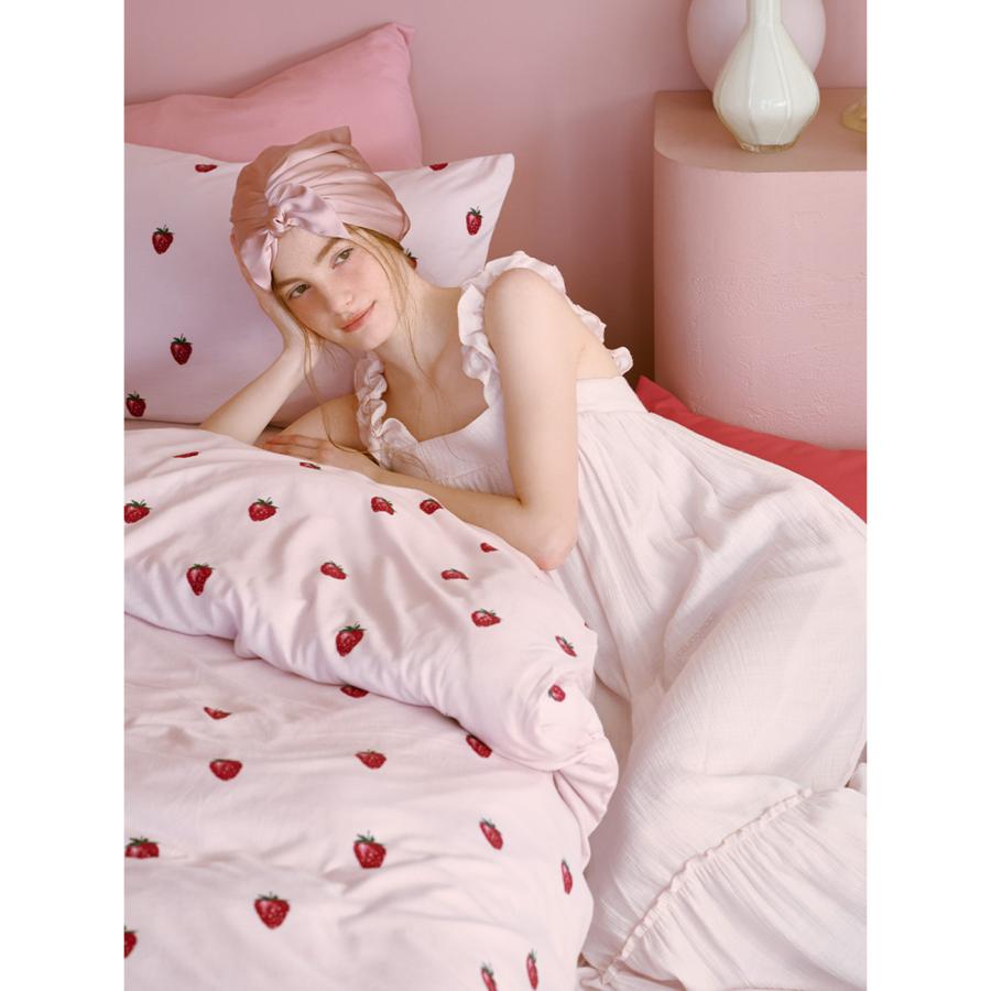 gelato pique（ジェラートピケ） Sleep ストロベリー柄3点セット