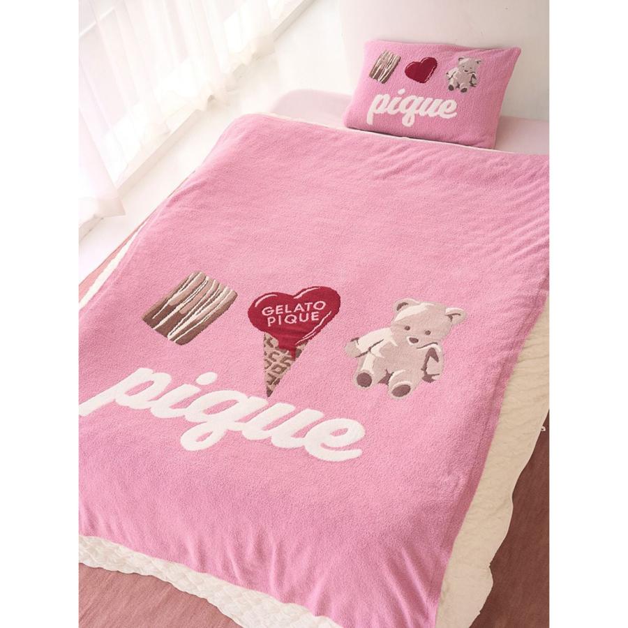 gelato pique（ジェラートピケ） Sleep Valentine ジャガードピロー