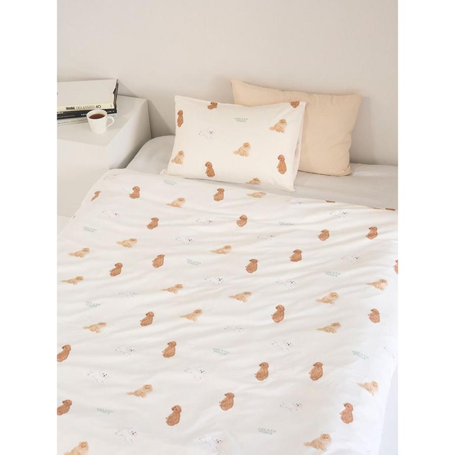gelato pique（ジェラートピケ） DOG柄プリント寝具2点セット