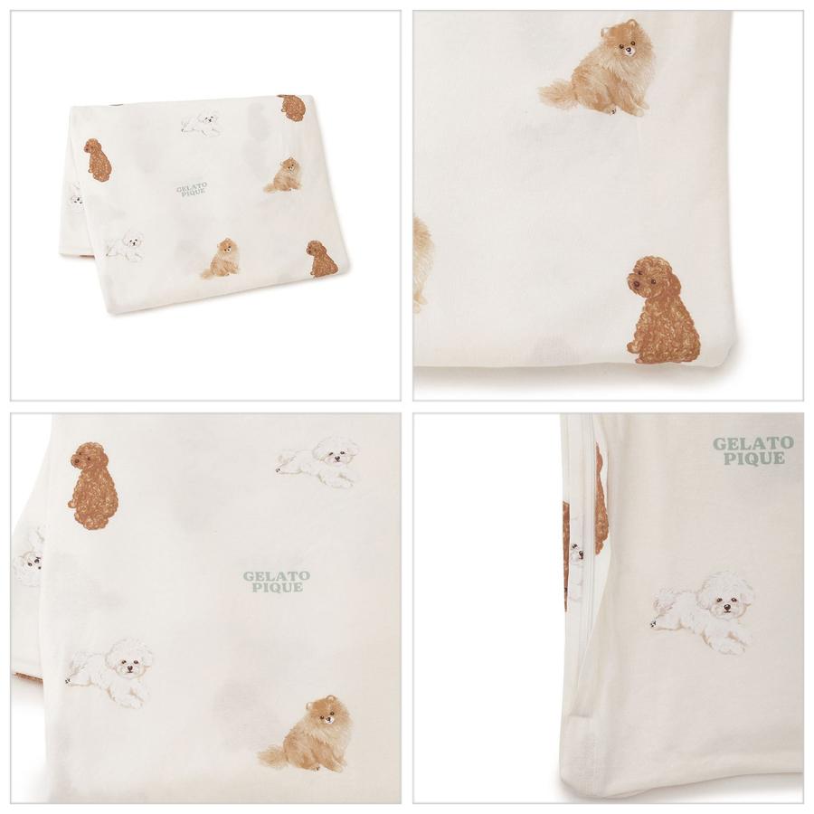 gelato pique（ジェラートピケ） DOG柄プリント寝具2点セット
