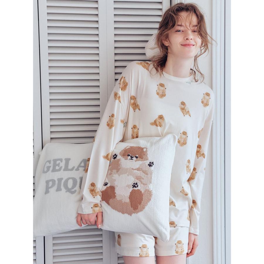 新品♡ジェラートピケモチーフジャガードマルチカバー&ピローケースビションフリーゼ gelato pique（ジェラートピケ） Sleep エアリーモコドッグジャガード