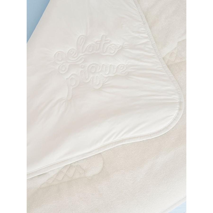 gelato pique（ジェラートピケ） Sleep 接触冷感 アイスロゴキルト敷き