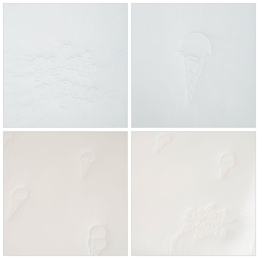 gelato pique（ジェラートピケ） Sleep 接触冷感 アイスロゴキルト敷き